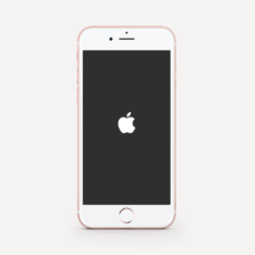 iPhone зависает на яблоке