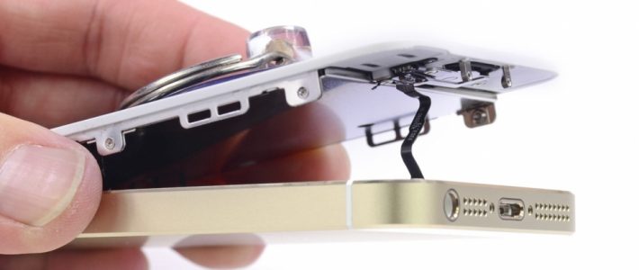 Замена стекла в iPhone SE