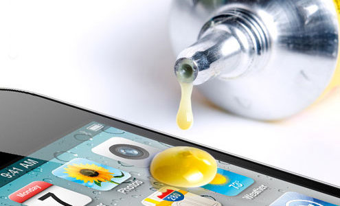 Желтые пятна на дисплее iPhone Желтые пятна на дисплее iPhone