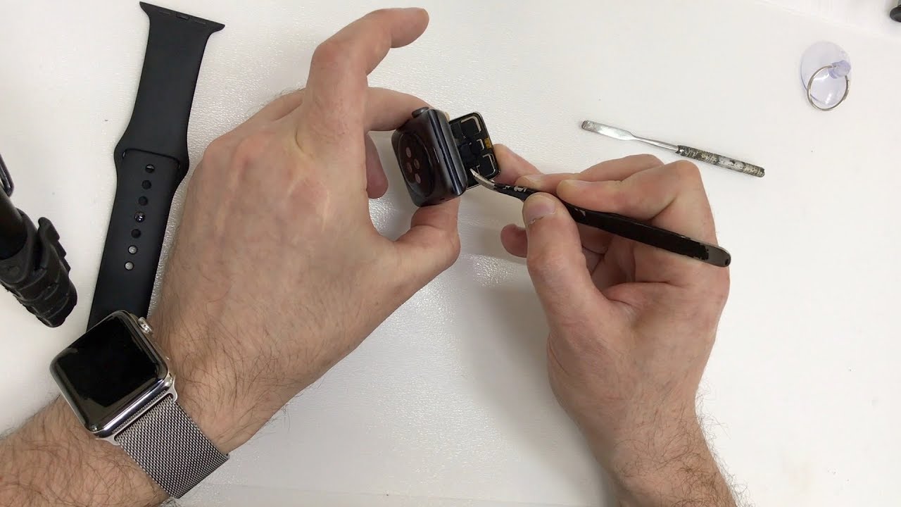 Замена стекла на Apple Watch 
