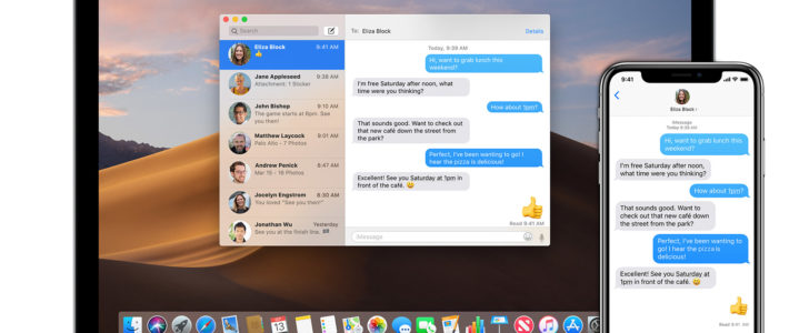 Применение на устройствах Apple эффектов в iMessage